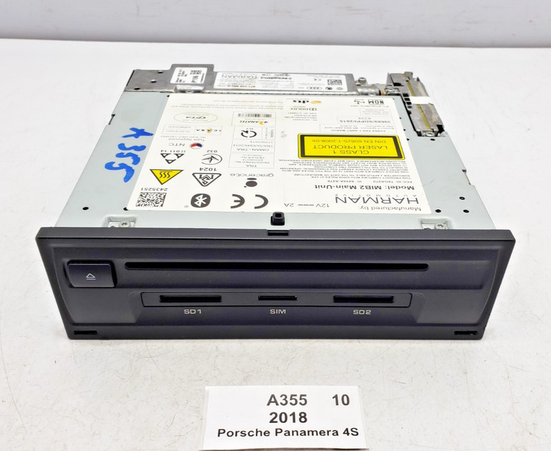 ✅17-18 OEM Porsche Panamera 4S 971 Dash Audio Radio CD Player Receiver Head Unit
