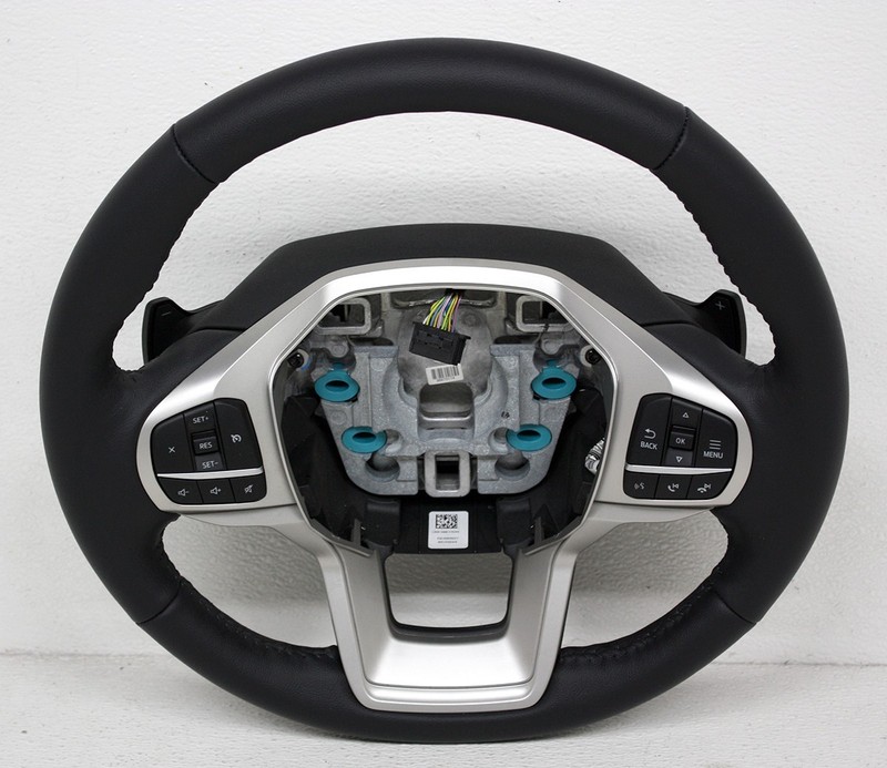 OEM Steering Wheel For Ford Explorer Black leather LB5Z-3600-CA Scratches