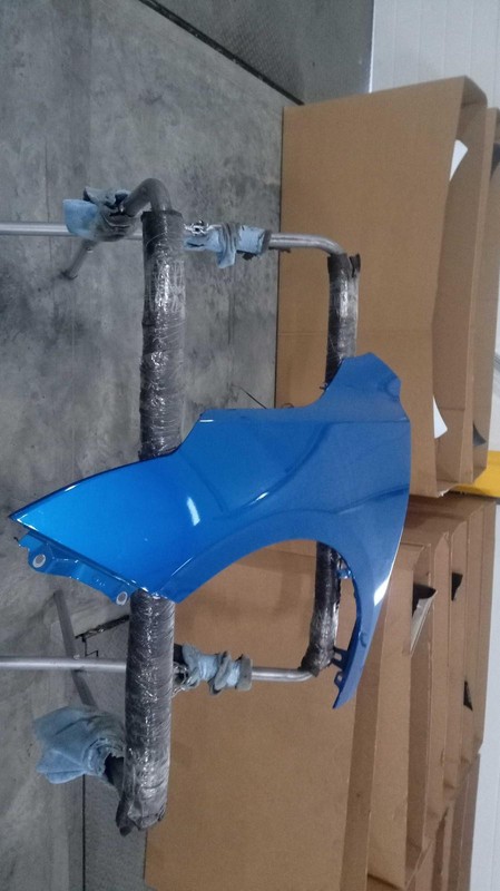 2023 Kia Forte Front Left Fender Blue Good Condition 662744 NJ25-23197
