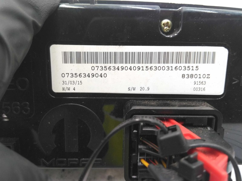 2015 Jeep Renegade A/C Selector Switch OEM 6CY58LXHAA Red 124K Miles