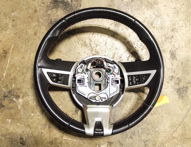 2010-2011 Chevrolet Camaro SS Leather Steering Wheel Shifter OEM *USED*