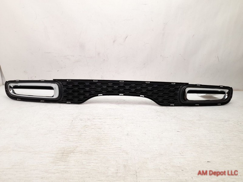 2011 Mini Cooper S R56 R57 LCI Rear Bumper Cover Grille w Chrome Caps 7260590