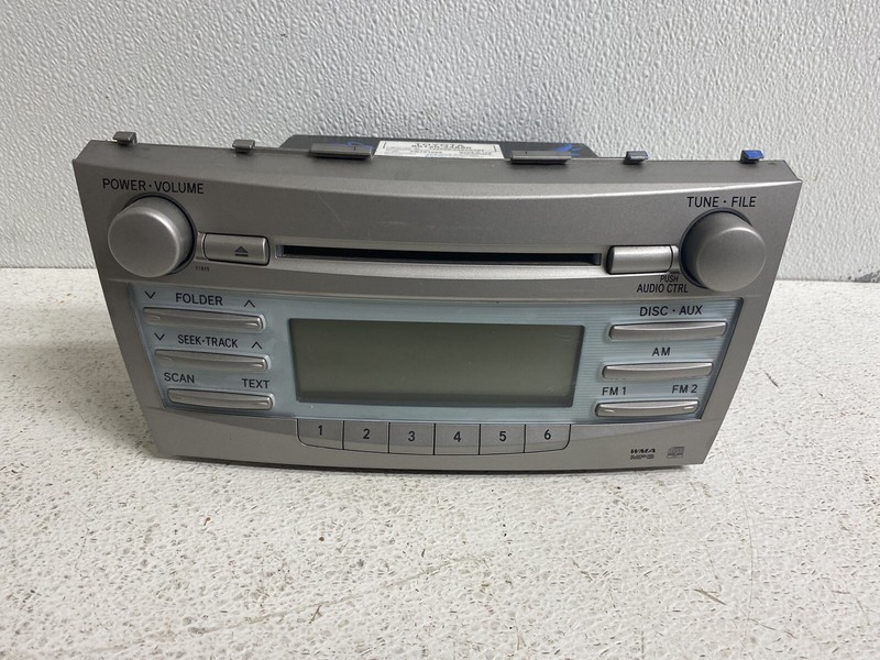 2007-2009 Toyota Camry NON-NAV Radio Stereo 86120-33890 Single Disc CD Player