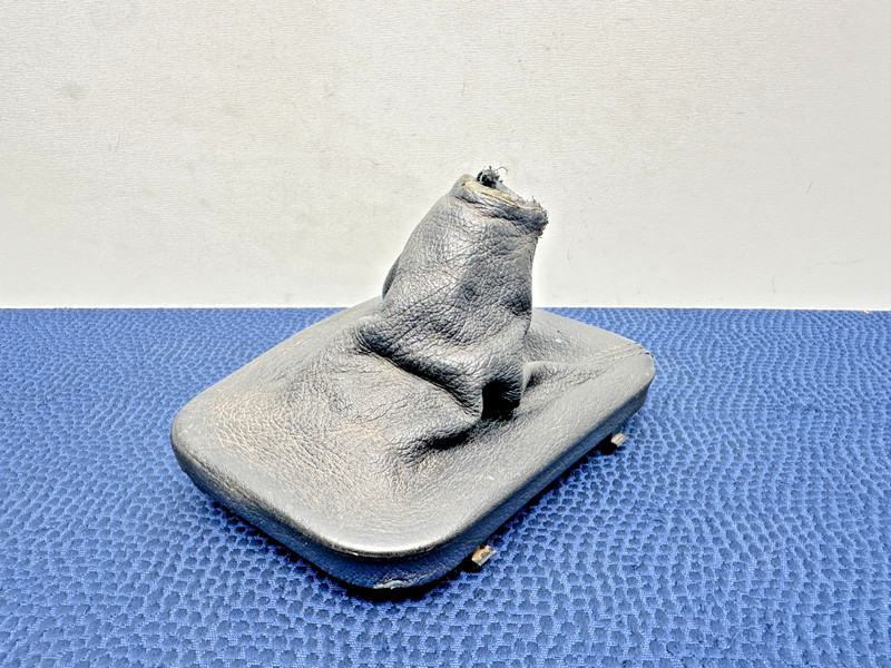 96–02 BMW Z3 5-Speed Roadster Manual Gear Shifter Boot Leather Cover Black OEM