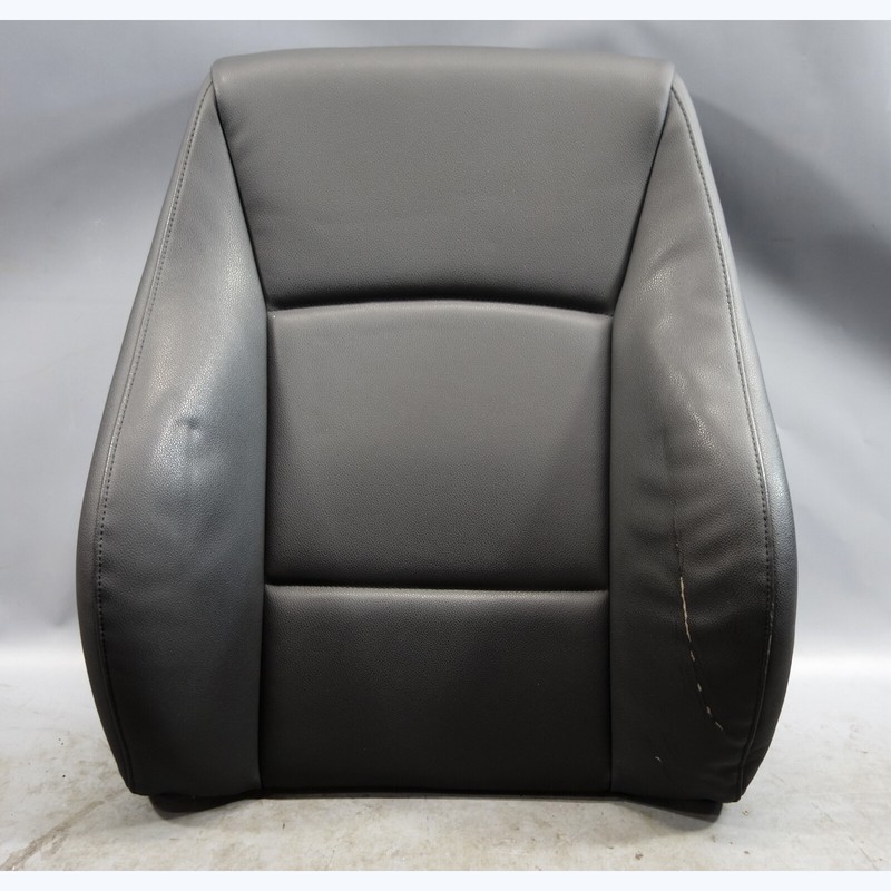 Damaged 06-12 BMW E90 E91 3-Series 4dr Left Sport Seat Backrest Black Vinyl OEM