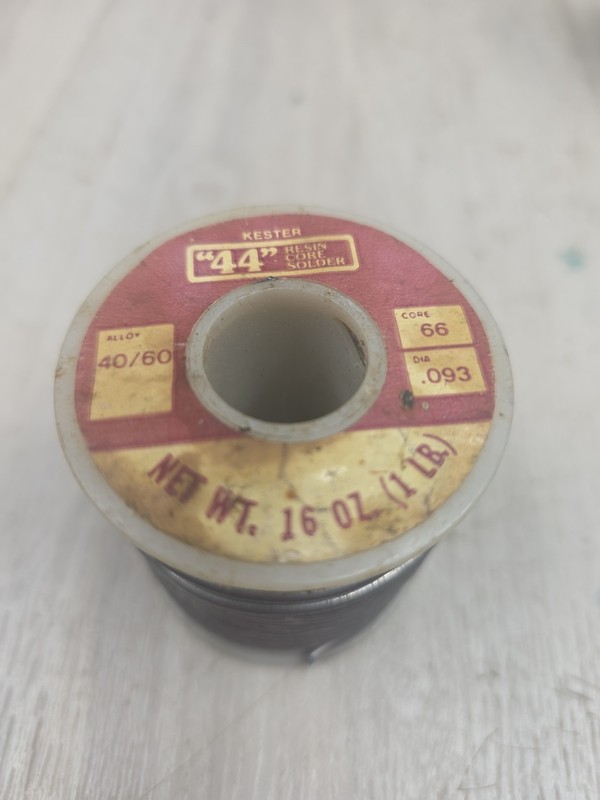 Kester "44" Resin Core Solder40/60 .093 Dia Core 66