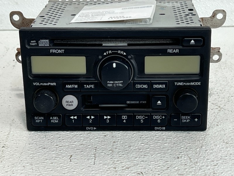 98-06 Honda Odyssey 6 CD AM/FM XM Cassette player RADIO W/ CODE OEM