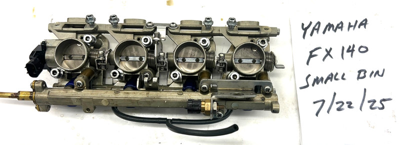 Yamaha 2003 FX140 OEM Complete Fuel Injector Rail Throttle Body Assembly CLEAN!