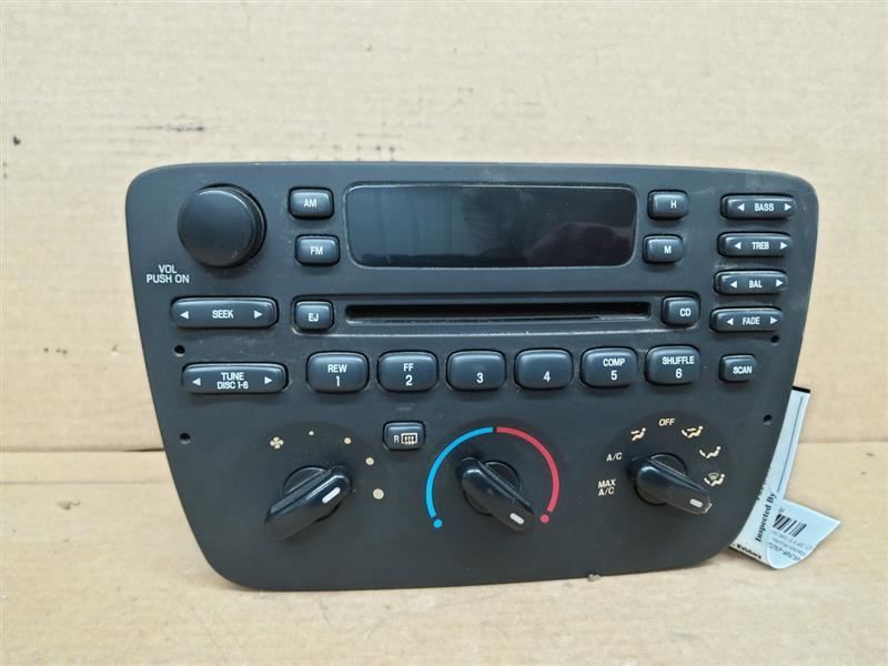 Audio Equipment Radio Am-fm-cd ID 2F1T-18C858-DA Fits 01-03 SABLE 263302