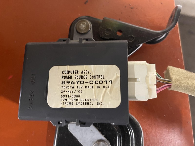 2007 2008 2009 2010 Toyota Tundra Power Supply Module 89670-0C011