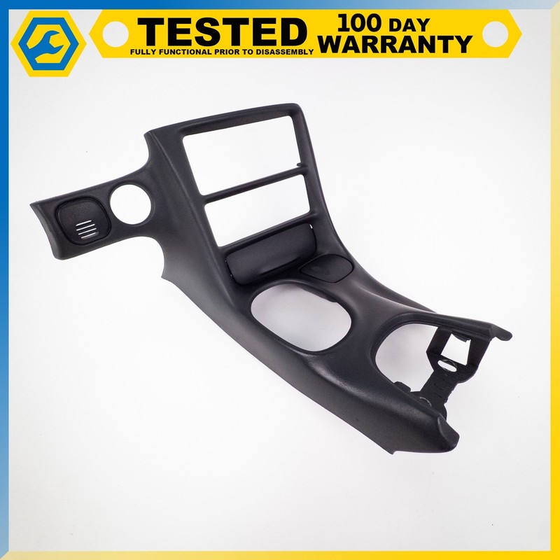 97-04 CHEVROLET CORVETTE C5 CENTER RADIO CONSOLE TRIM BEZEL SHIFT PLATE BLACK OE