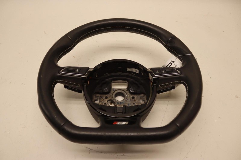 2013-2017 AUDI S5 DRIVER STEERING WHEEL MULTIFUNCTION W/ SHIFT PADDLES OEM