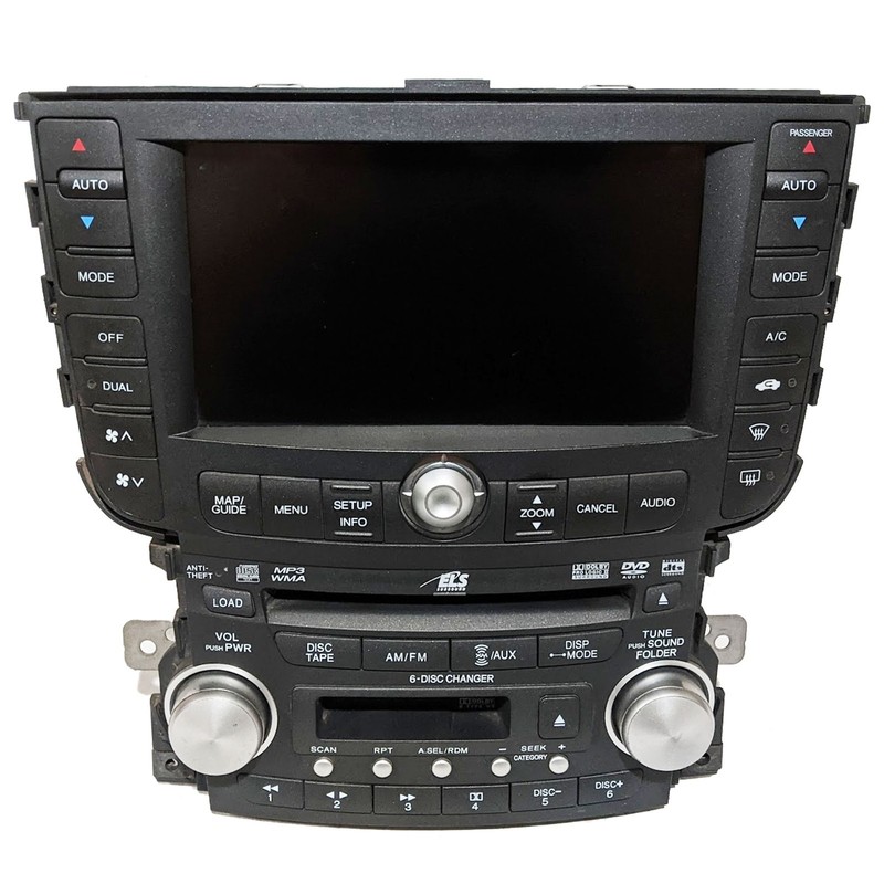 OEM Radio Audio Display Screen CD Player Receiver Unit Assy Acura TL 2007 2008