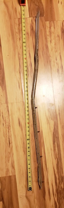 1962 CHEVROLET FULLSIZE PASSENGER CAR HOOD LIP MOLDING IMPALA OEM #3