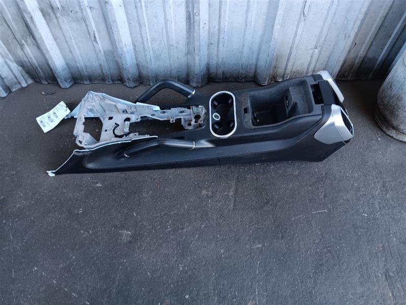 11-18 Porsche Cayenne Lower Center Console Black Leather Trim