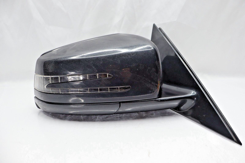 10-13 Mercedes W221 S550 S600 Front Right Side Mirror Door Rear View BLACK OEM