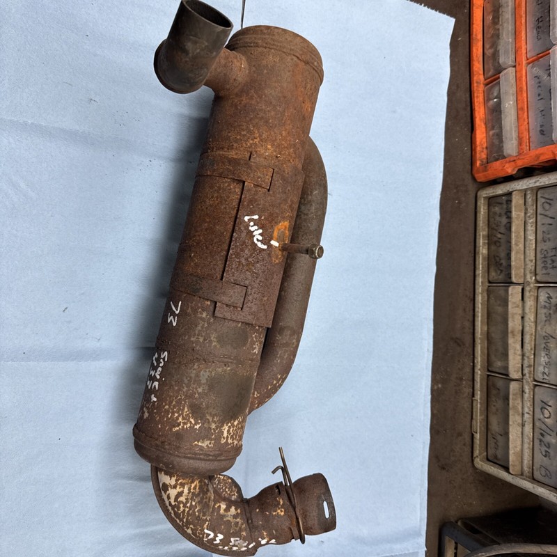 1973 Sno StarSno Jet 440 433 vintage snowmobile Motor Exhaust Pipe Muffler