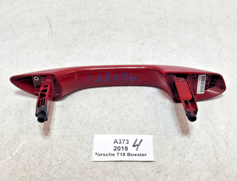 ✅ 17-24 OEM Porsche 718 Boxster 982 Front Left Driver Exterior Door Handle Red