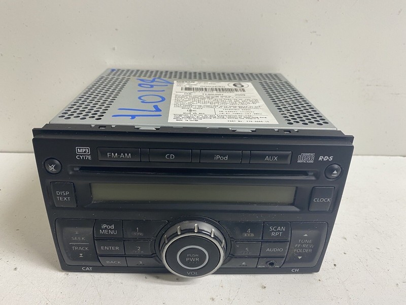 2009 Nissan Cube Rocksford Fosgate Radio Stereo 28185 1FC0C Aux Cord CD Disc