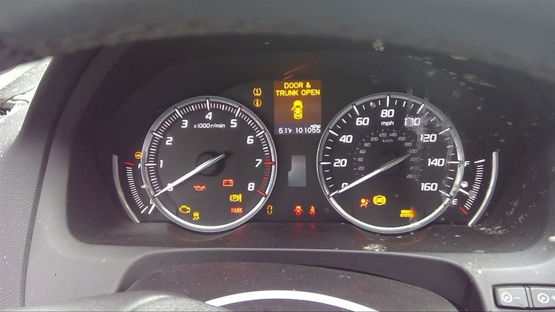 2015-2019 Acura TLX FWD Base Cluster Speedometer tach gauges panel 101k Oem