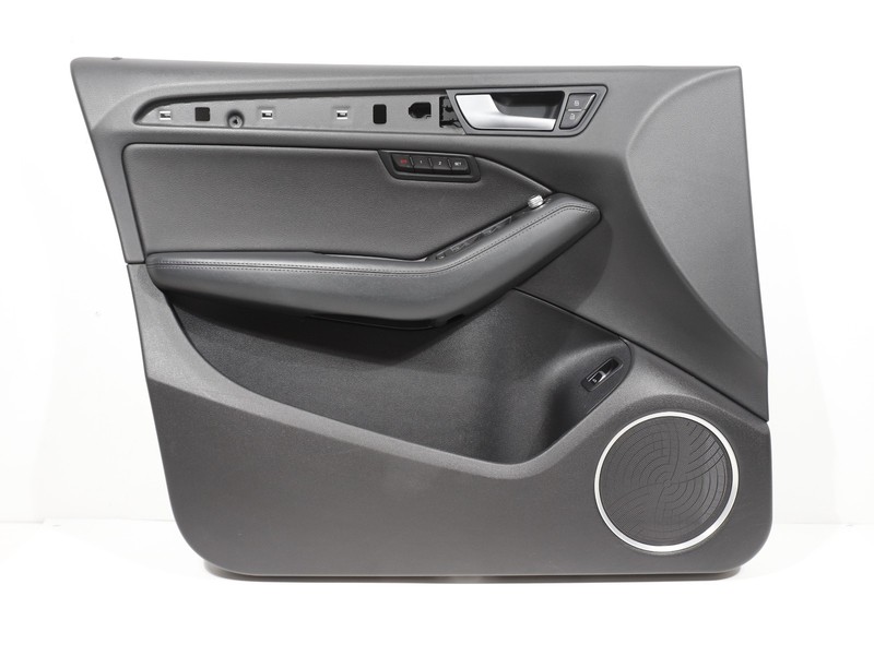 13-17 Audi Q5 SQ5 Front LEFT Driver Side Interior Door Panel Sabre Black OEM