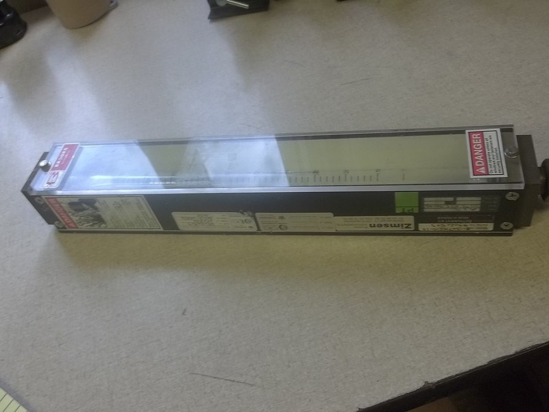 Brooks Instrument 8-1307MS-RV28 Glass Tube Flowmeter *FREE SHIPPING*