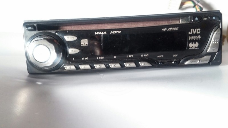 JVC CD RECEIVER RADIO PLAYER MODEL NO. KD-AR360, WMA,MP3, SIRIUS READY, 169X2748