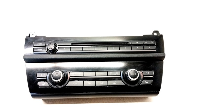 11-16 BMW F10 535i 550i M5 HEATER A/C CONTROL PANEL AUDIO CLIMATE TEMP CD 061725