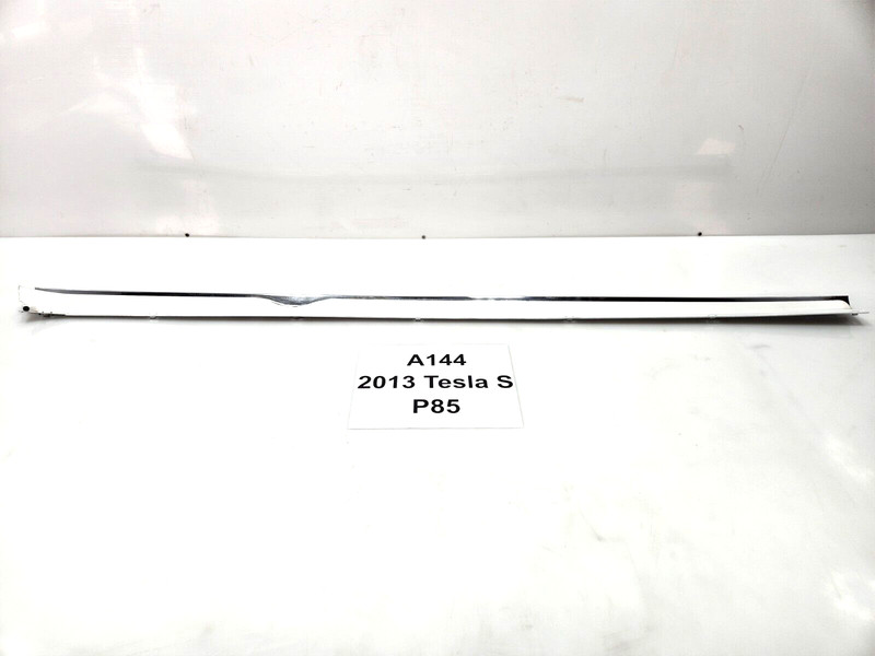 ✅ 2012-2020 OEM Tesla Model S Left Driver Side Skirt Rocker Shell White PPSW