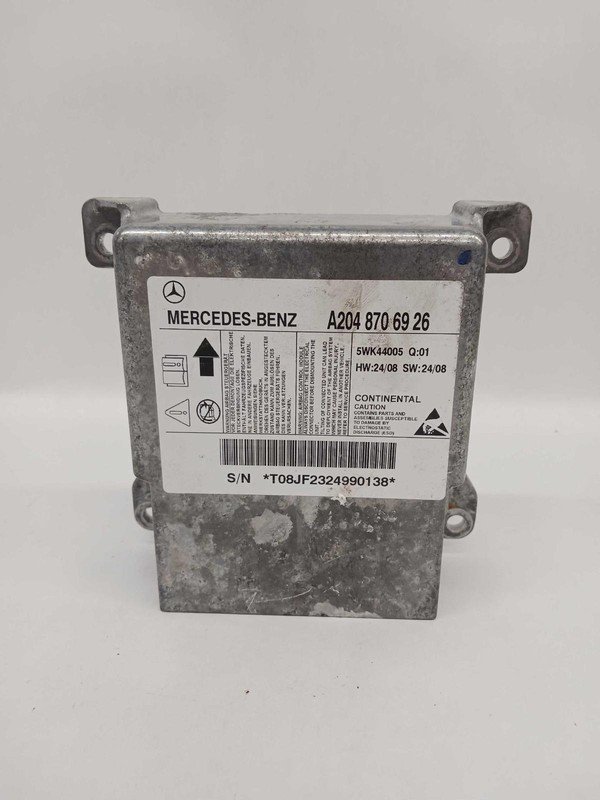 2010 MERCEDES C-CLASS 204 C350 restraint control module 2048706926 OEM 10