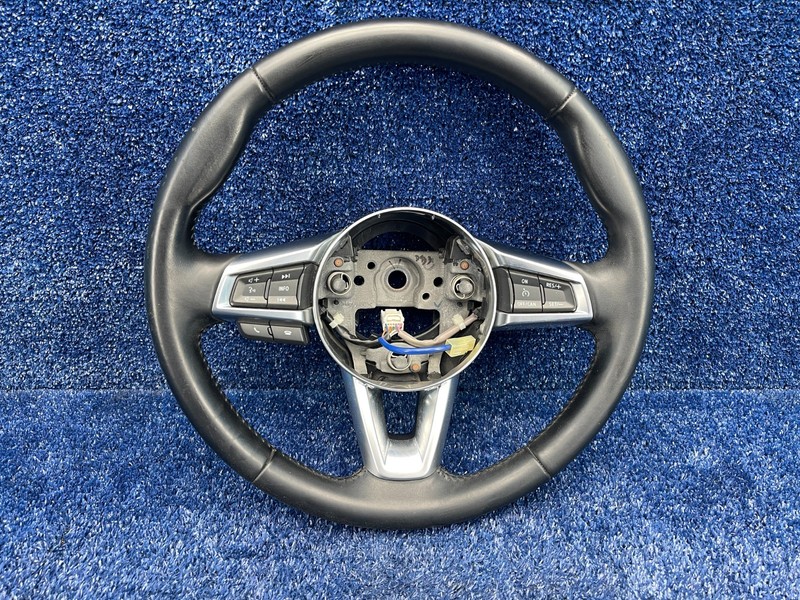 2017–2020 FIAT 124 Spider Steering Wheel Leather w/ Controls OEM NA4L