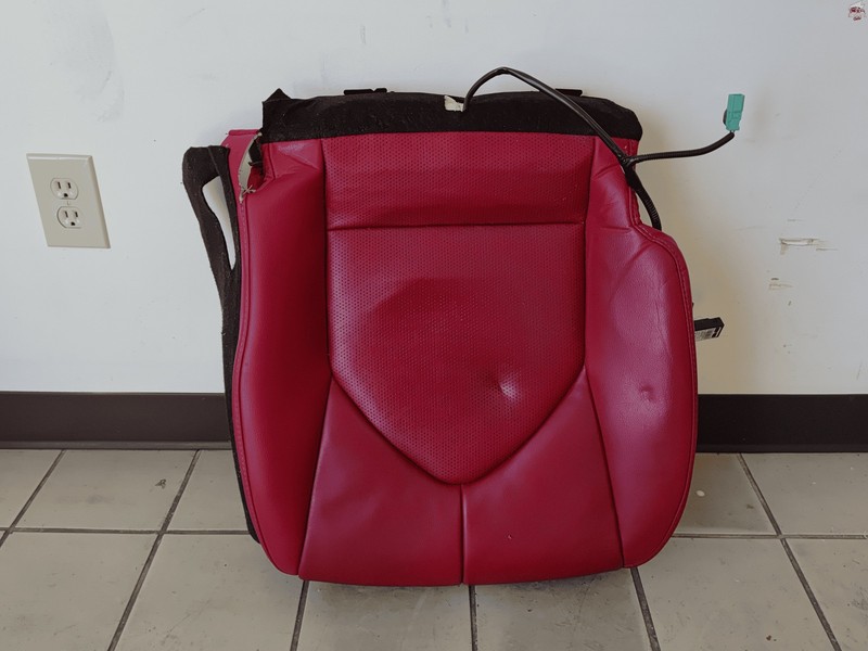 2018-20 Toyota Camry XSE Front Driver Seat Lower Red Bottom Leather Cushion OEM