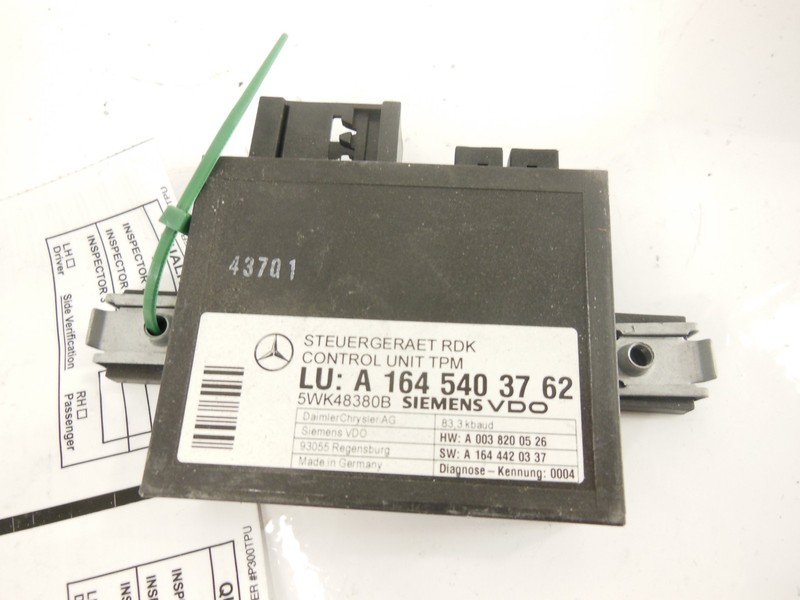 2008 Mercedes-Benz E350 Tire Pressure Monitor System Control Module TPMS OEM