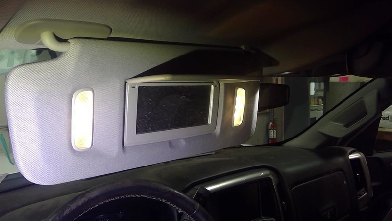 Driver Sun Visor Classic Style Fits 14-19 SIERRA 1500 PICKUP 1793495