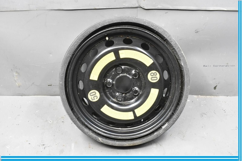 03-10 Porsche Cayenne Emergency Spare Tire Wheel Donut Rim Black 195/75-18 OEM