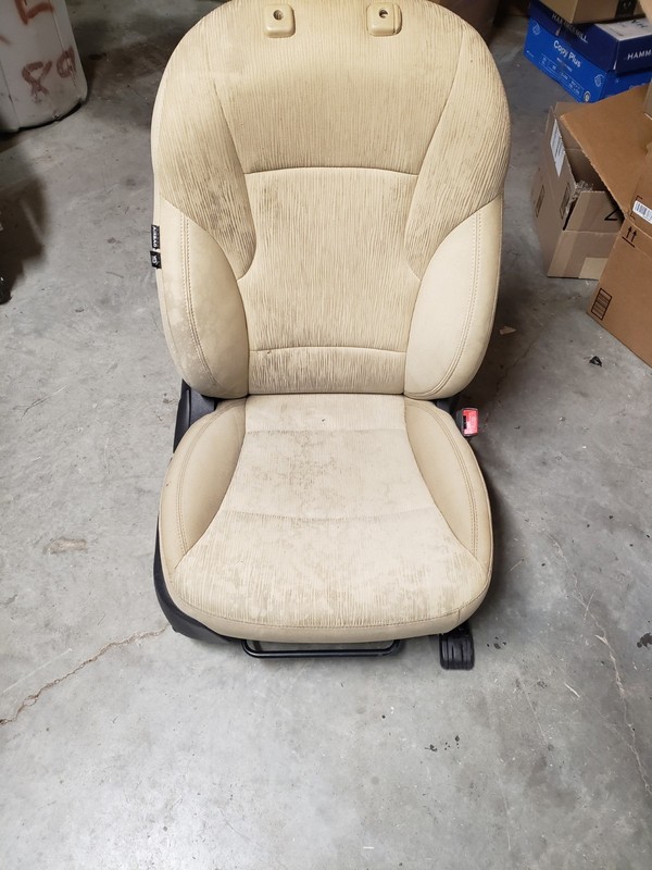 2012 Hyundai Sonata Passenger Front Seat Bucket Tan Used 70k Miles