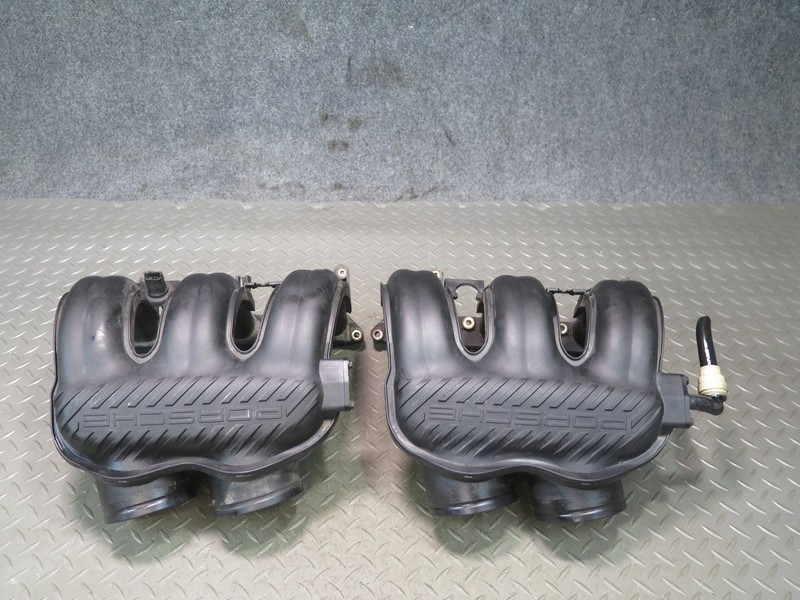 2005 PORSCHE BOXSTER S 987 3.2L LEFT & RIGHT AIR INTAKE MANIFOLD SET