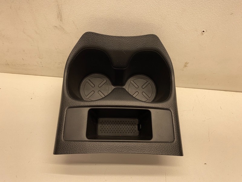 2014-2016 NISSAN ROGUE CENTER CONSOLE CUP HOLDER ASSEMBLY W/O HEATED SEATS BLACK