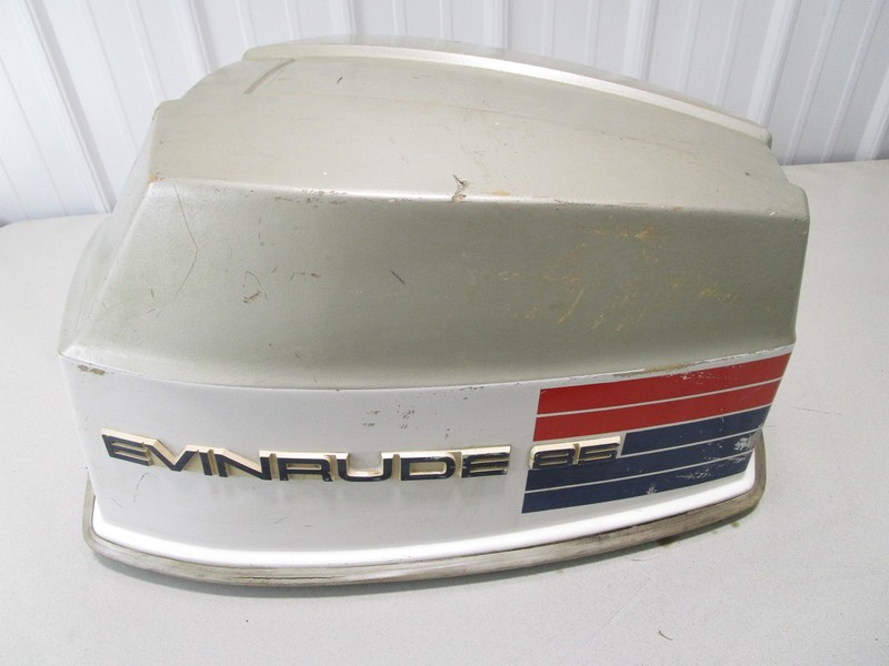 Evinrude Johnson 85 HP V4 Motor Cowl Engine Cover Top Cowling Hood 1970's