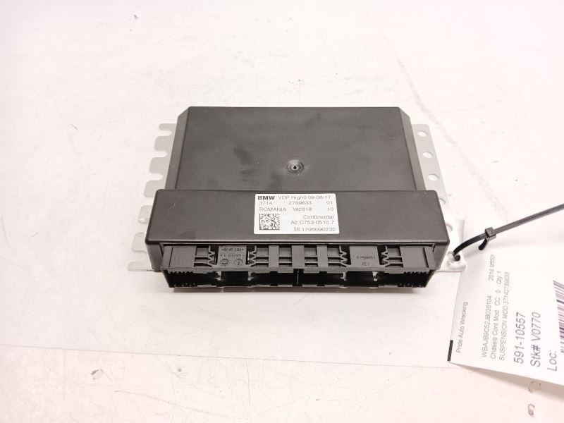 17-19 BMW G30 M550i Suspension Control Module Unit 37142789633