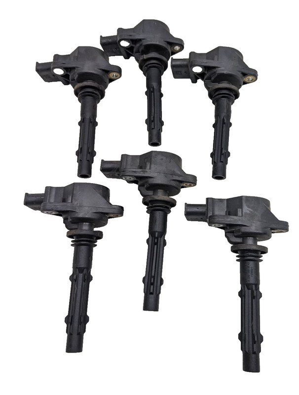 05-13 Mercedes E350 C300 M272 Ignition Coil Spark Plug Set of 6 Pc 0001502780���