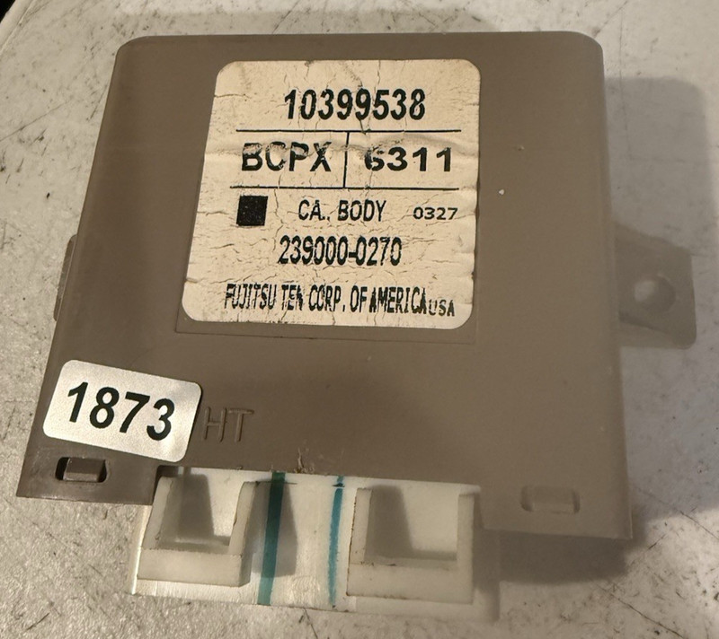 06 07 CADILLAC CTS Seat control module 10399538 driver