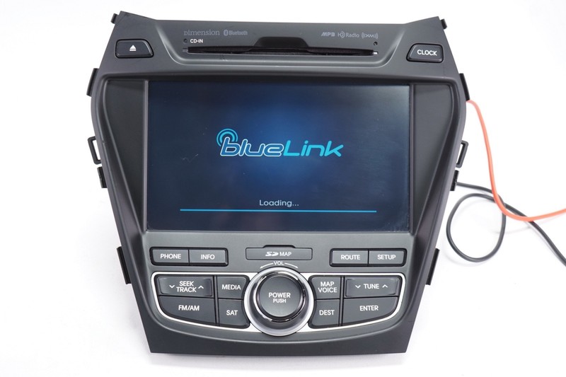 HYUNDAI SANTA Navigation Screen Radio Receiver Display CD TESTED OEM 2013 - 2015