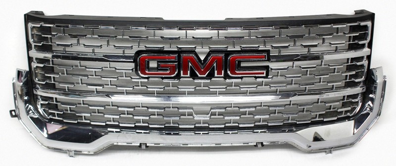 OEM Upper Grille For GMC Acadia Denali Chrome 84818781