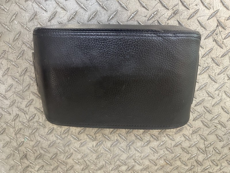 2007-2009 Lincoln MKZ Black Leather Center Console Armrest Lid