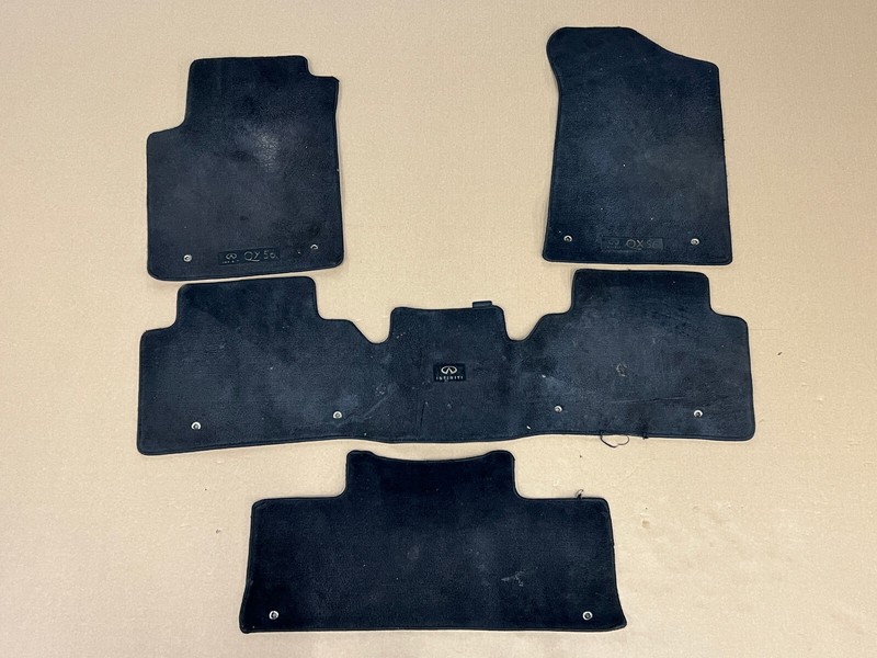 ⭐2011-2013 INFINITI QX56 FRONT & REAR AND CENTER FLOOR CAPET MAT SET OEM LOT2442