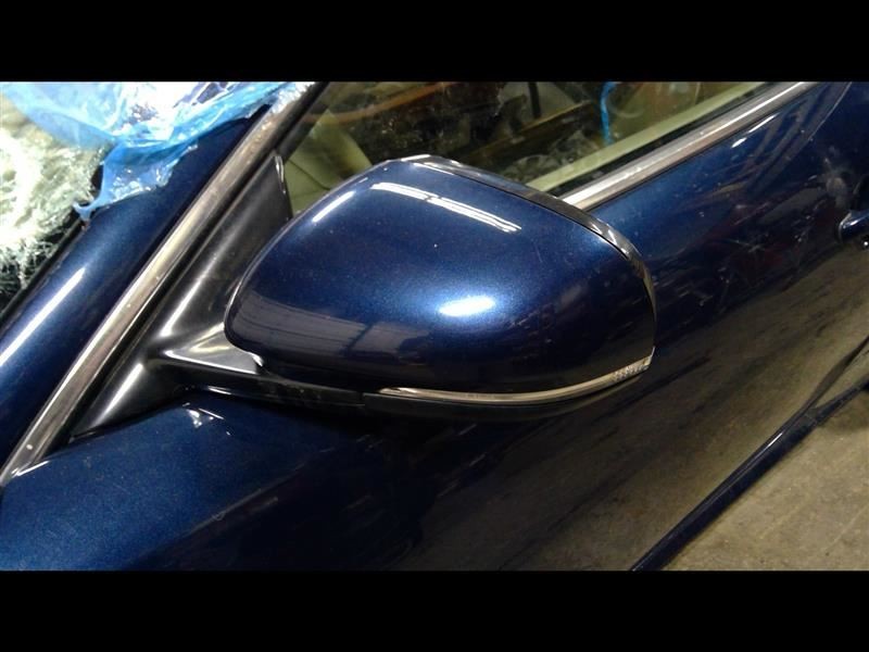 Driver Side View Mirror Power Folding Painted Cover Blue Fits 10-15 XK 751064