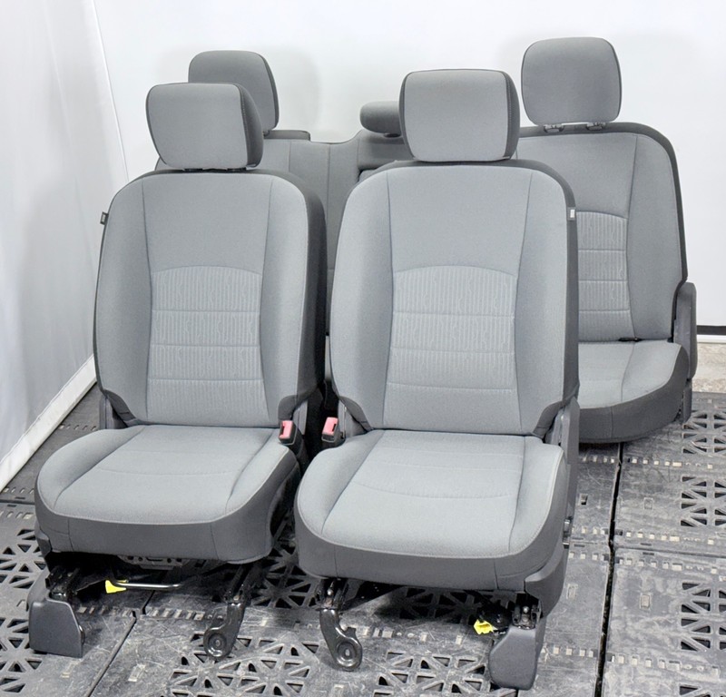 ✅ 09-24 RAM 1500 Classic 2500 3500 CREW CAB OEM CLOTH SEAT SET 4 Gray FRONT REAR