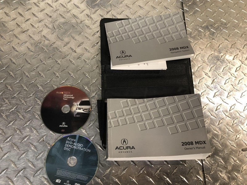 2008 Acura MDX Owners Manual With CDs Oem Tested