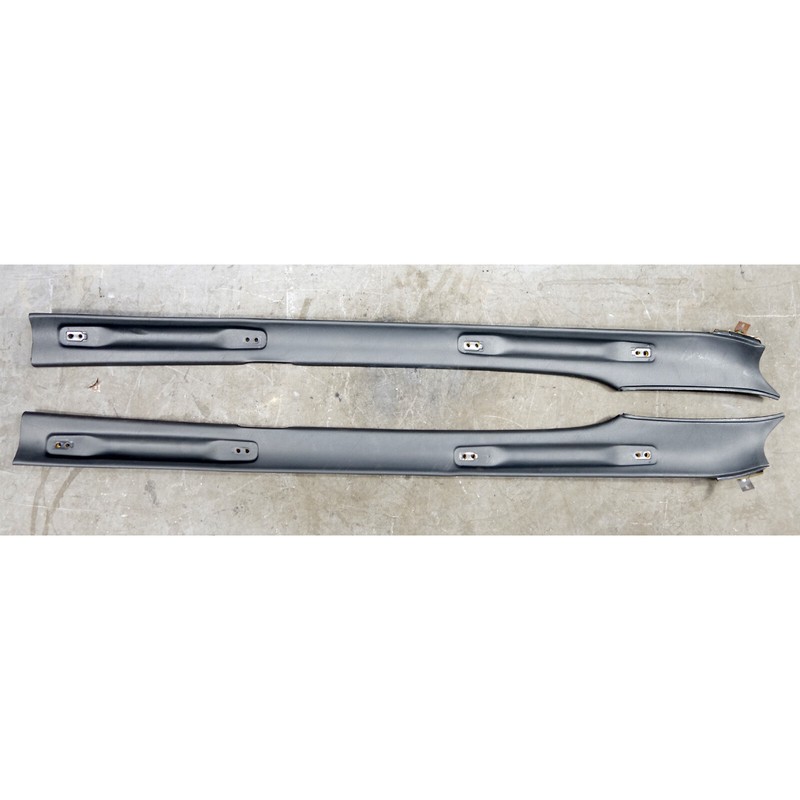 1978-1987 BMW E23 7-Series Interior Upper Headlining Cover Trim Pair Black OEM
